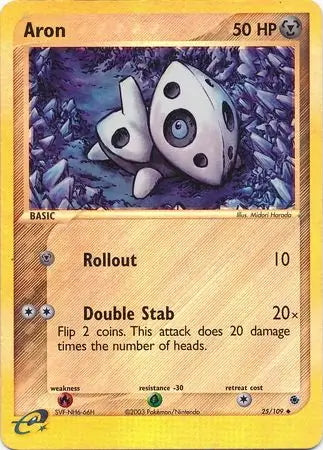 EX Ruby&Sapphire Aron #25/109 reverse holo